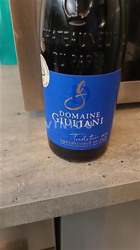 Vallée du Rhône Châteauneuf-du-pape Domaine Giuliani Tradition 2019
