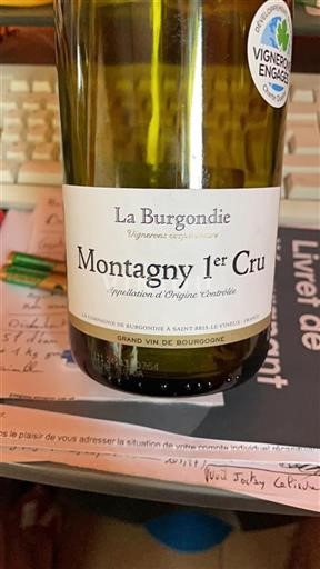 Bourgogne Montagny Premier Cru La Burgondie 2022