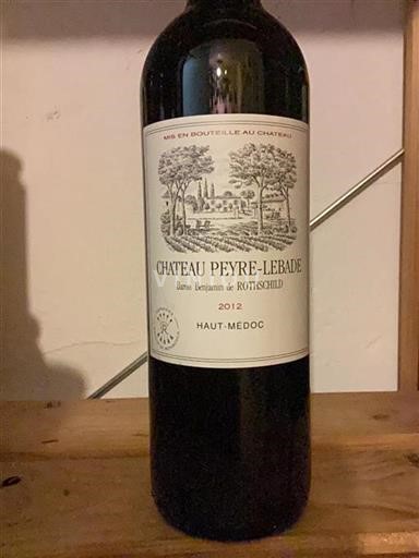 Bordeaux Haut-Médoc Château Peyrelebade 2012