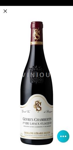 Burgundy Gevrey-Chambertin Premier Cru Domaine Gérard Seguin Gevrey-Chambertin 1er Cru Lavaux St-Jacques 2022