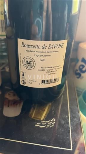 Savoie og Bugey Roussette de Savoie Carrel, François Et Fils Altesse 2023