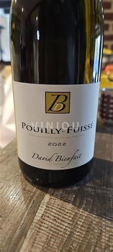 Bourgogne Pouilly-fuissé Grand Cru David Bienfait 2022