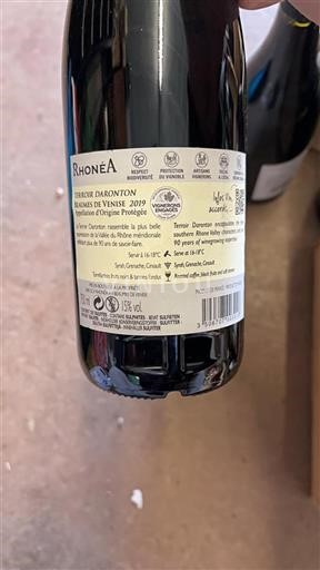 Údolí Rhôny Beaumes de Venise Rhoneas Terroir Daronton 2019