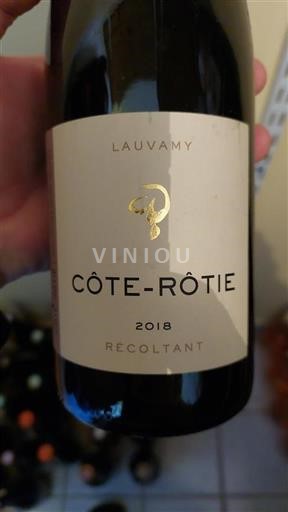 Rhônen laakso Côte-rôtie Lauvamy 2018