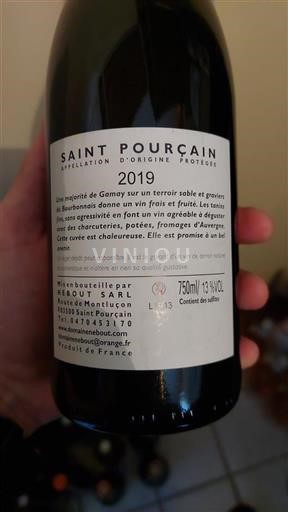 Valle della Loira Saint-Pourçain Nebout 2019