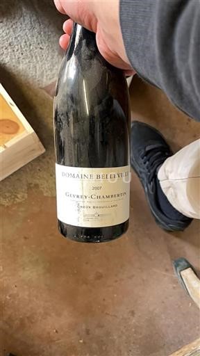 Burgundy Gevrey-Chambertin Premier Cru Domaine Belleville Creux Brouillard 2007