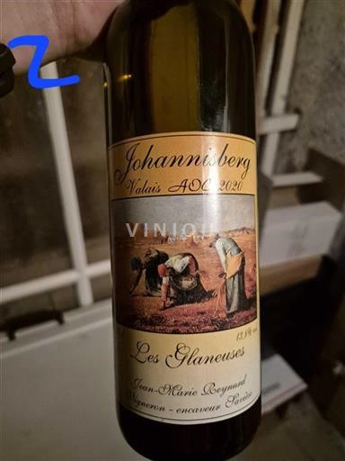 Valais Valais AOC Jeanmarie Reynard Les Glaneuses 2020