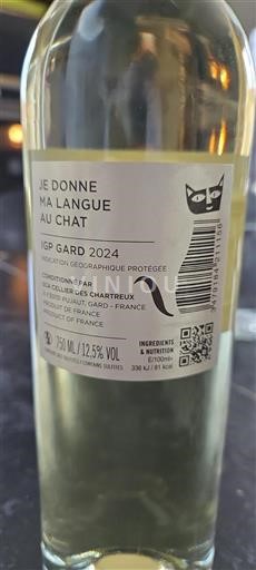 Languedoc et Roussillon Gard Cellier Des Chartreux Je Donne Ma Langue au Chat 2024