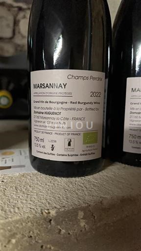 Borgonha Marsannay Grand Cru Huguenot Champs Perdrix 2022