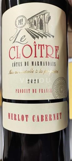 Jihozápad Côtes-du-marmandais Le Cloître 2021
