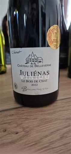 Beaujolais Juliénas Château Belleverne Le Bois de Chat 2022