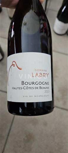 Burgundsko Hautes Côtes de Beaune Grand Cru Domaine Labry 2023