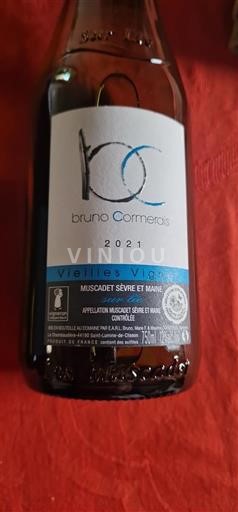 Vallée de la Loire Muscadet-sèvre-et-maine Domaine Bruno Cormerais Vieilles Vignes 2021