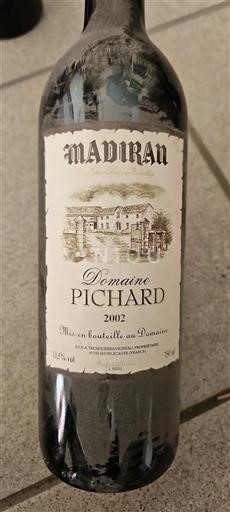 Sud-Ovest Madiran Domaine Pichard 2002