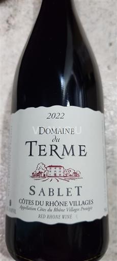 Rhônetal Gigondas Domaine Terme Ohne Jahrgang