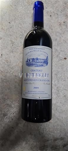 Bordeaux Saint-Émilion Grand Cru Grand Cru Château Haut Villet 2004