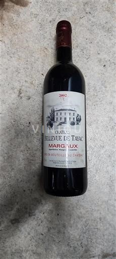 Bordeaux Margaux Château Bellevue De Tayac 2002