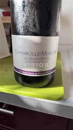 Burgund Chambolle-Musigny Domaine Anne Et Hervé Sigaut Les Beaux Bruns 2017