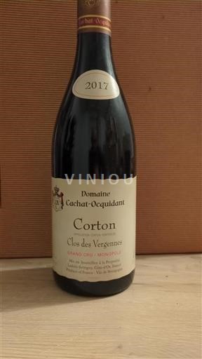 Burgundy Corton Grand Cru Cachatocquidant Clos des Vergennes 2017