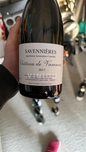Valle del Loira Savennières Château Varennes 2017