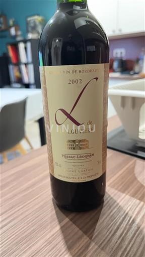Bordeaux Pessac-Léognan Château La Louvière L de La Louvière 2002