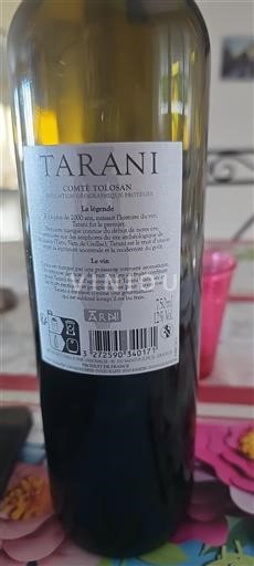 Languedoc-Roussillon Pays d'Oc Tarani Conté Tolosan Niet-geïntegreerd