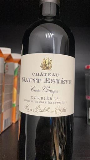 Languedoc Corbières Château Saint Estève Classique 2019