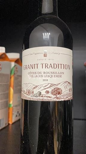 Roussillon Nespecifikováno Les Vignerons De Maury Granit Tradition 2018