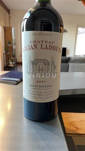Burdeos Saint-Estèphe Château Lilian Ladouys 2007 2007