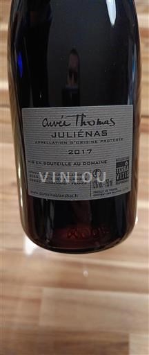 Beaujolais Juliénas Guillaume Blanchet Thomas 2017