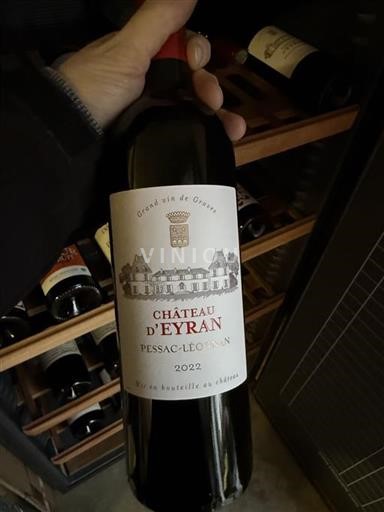 Bordeaux Pessac-Léognan Château Eyran 2022