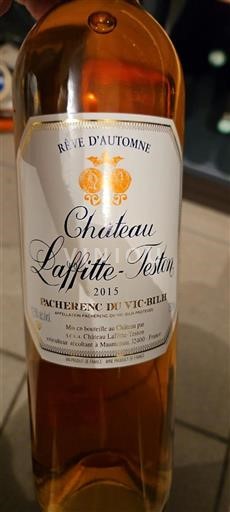 Sud-Ouest Pacherenc-du-vic-bilh Château Laffitteteston Rêve d'Automne 2015