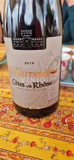 Údolí Rhôny Côtes-du-Rhône Héritage 2019