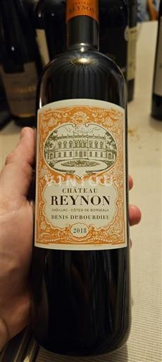 Bordeaux Cadillac-côtes-de-bordeaux Château Reynon 2018