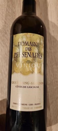 Sydvestfrankrig Côtes de Gascogne Domaine Des Persenades 2011