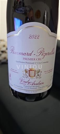 Burgundi Pommard Premier Cru Virely Arcelain 2022