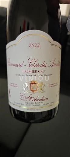 Bourgondië Niet gespecificeerd Premier Cru Virely Arcelain Clos des Arvelets 2022