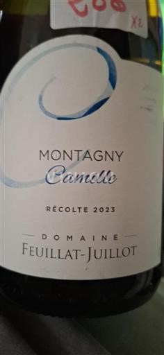 Burgundy Montagny Feuillatjuillot Camille 2023