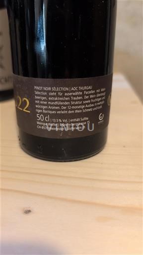 Thurgovie Weingut Wolfer Sélection 2022