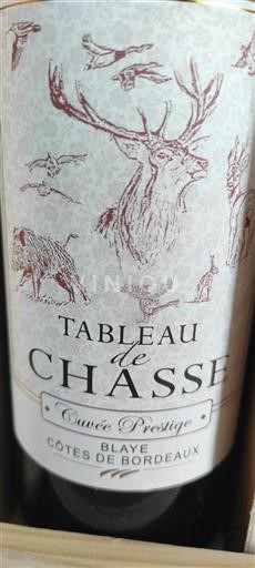 Bordeaux Blaye-Côtes-de-Bordeaux Tableau De Chasse Prestige Icke årgångsbetecknad