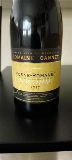 Burgundi Vosne-Romanée Grand Cru Domaine Joannet 2017