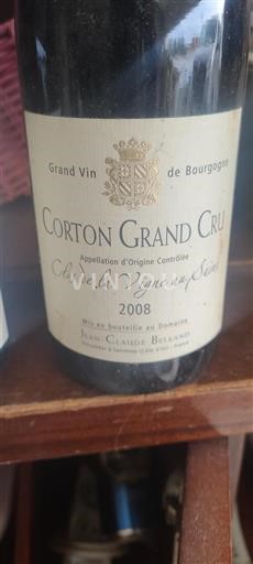 Bourgogne Ikke specificeret Grand Cru Jean Claude Belland Clos de la Vigne au Saint 2008