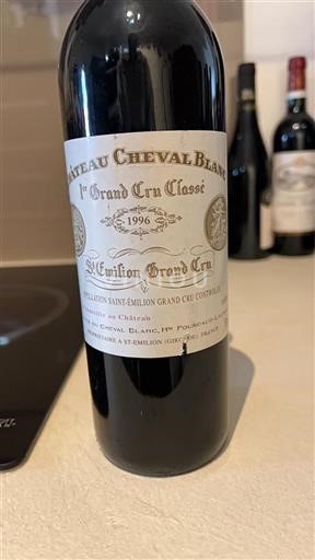 Vin Rouge sec Château CHEVAL BLANC 1996 France Bordeaux Saint-Émilion Grand Cru Grand Cru