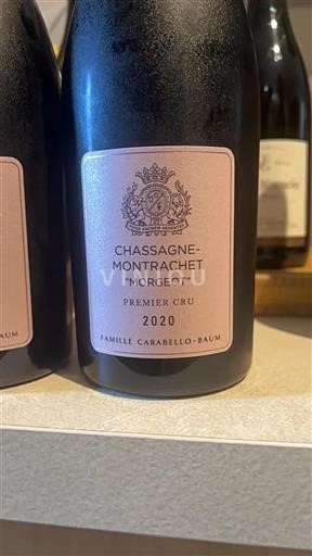 Vin Rouge sec Morgeot Famille Carabello-Baum 2020 France Bourgogne Chassagne-montrachet Premier Cru