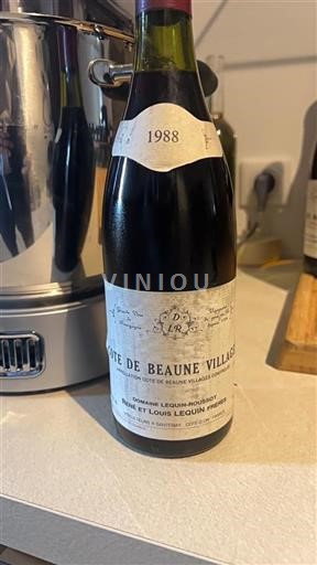 Borgogna Côte de Beaune Villages Grand Cru Domaine Lequinroussot 1988