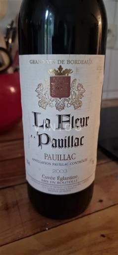 Bordeaux Pauillac La Fleur Pauillac Églantine 2003