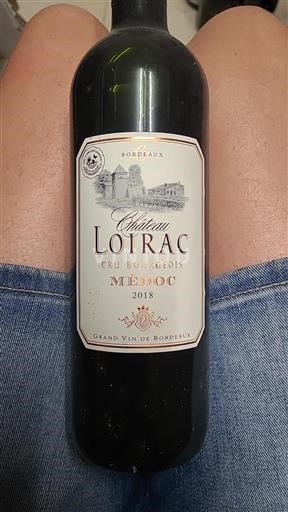 Bordeaux Médoc Cru Bourgeois Château Loirac 2018