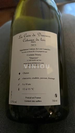Vallée de la Loire Coteaux-du-loir La Cave De Dauvers 2023