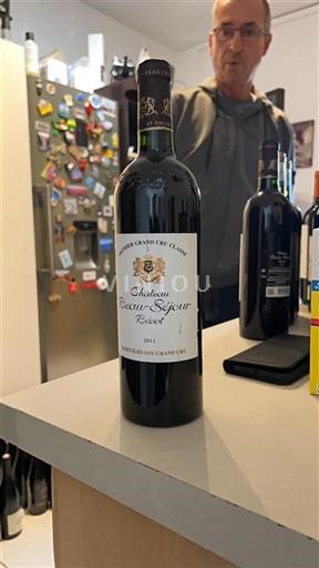 Vin Rouge sec Beau-Séjour Bécot 2011 France Bordeaux Saint-Émilion Grand Cru Grand Cru
