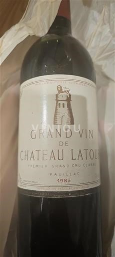Bordeaux Pauillac Grand Cru Château Latour Grand Vin 1983
